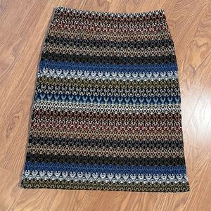 Stella USA multicolor knit skirt
